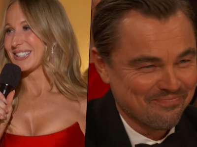 Niewybredne żarty z Leonardo DiCaprio podczas Złotych Globów. Wymowna reakcja