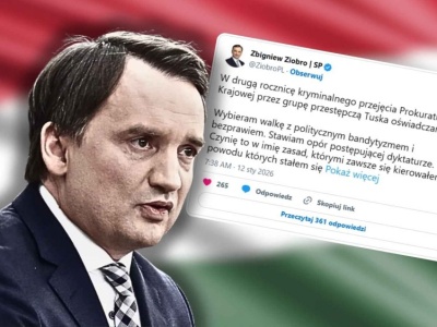 Przeczytałem długi wpis Ziobry. A jeszcze niedawno mówił, że to Tusk będzie się ukrywał