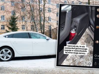 Zostawił w aucie na noc puszkę Coli. Pokazał, jaki widok zastał go rano. 