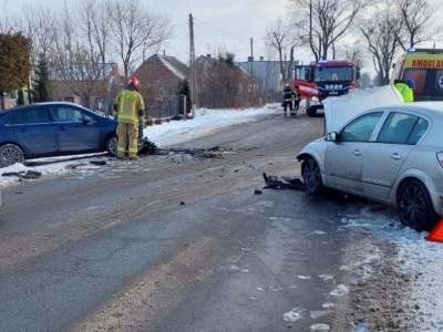 Groźny wypadek drogowy w Sieroszewicach