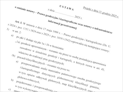 Jest nowa wersja projektu nowelizacji Pgik