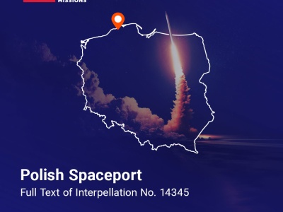 Interpelacja w sprawie utworzenia kosmodromu do wynoszenia rakiet suborbitalnych w Ustce