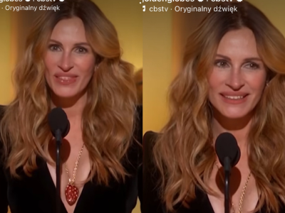Julia Roberts skradła show na Złotych Globach! Jej stylizacja wywołała owację na stojąco… (WIDEO)