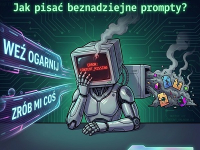 AI bez lukru #1: Jak pisać beznadziejne prompty, by nawet AI miało Cię dość