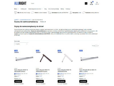 Szyny ślizgowe jako element systemów drzwiowych