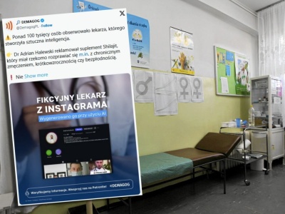 Lekarz, który nigdy nie istniał. AI chciała wcisnąć 