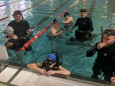 Nurkowanie na Delfinku na rzecz WOŚP