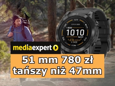 Jeszcze nikt tak tanio nie sprzedawał Garmina Epix Pro. Promocja do jutra