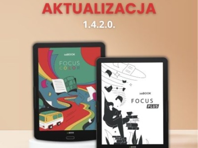 Aktualizacja 1.4.2 dla czytników inkBOOK Solaris oraz Focus Plus/Color – zmiany w wyglądzie interfejsu