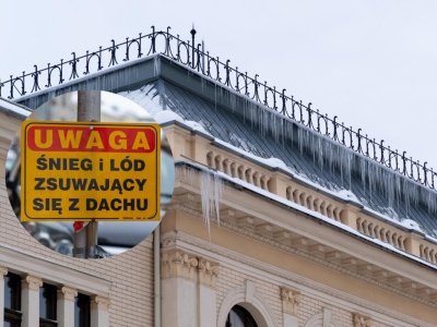 Walka z zimą w Rzeszowie trwa. Nad głowami czai się śmiertelne zagrożenie