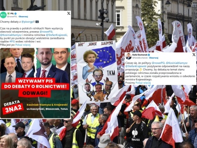 PSL wzywa PiS do debaty o rolnictwie. Bochenek odpowiada