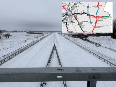 Autostrada A2 Siedlce - Biała Podlaska. Budowa trwa mimo przerwy zimowej. Nowe zdjęcia