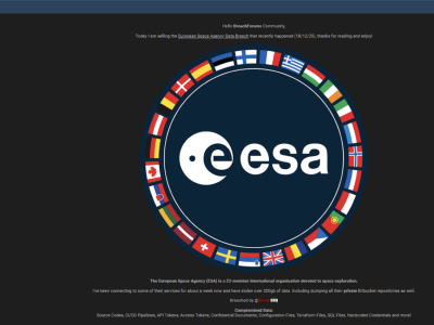 Wyciek danych z Europejskiej Agencji Kosmicznej. Co zostało ujawnione?