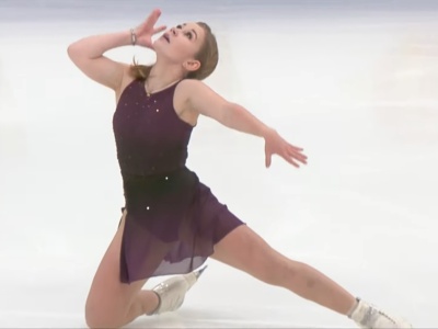 Łyżwiarstwo figurowe: Dobry występ Katii Kurakowej w programie krótkim!