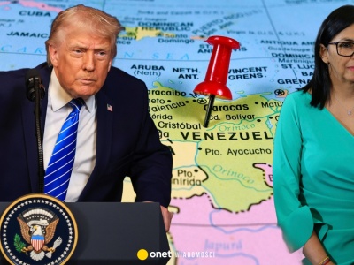 Donald Trump rozmawiał z przywódczynią Wenezueli Delcy Rodriguez. 