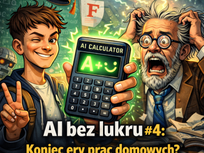 AI bez lukru #4: AI odrabia lekcje, nauczyciele łapią się za głowę