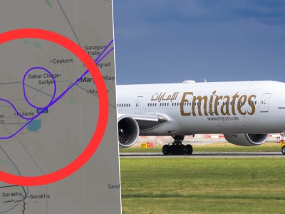 Chaos nad Iranem. Samolot Emirates musiał gwałtownie zawrócić