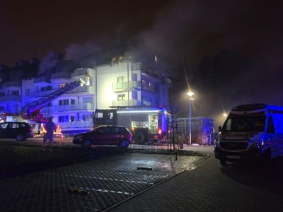 Pożar mieszkania w Świnoujściu