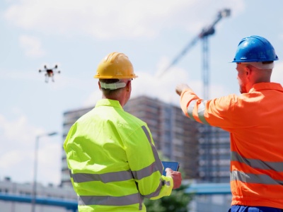 Efekt drona na budowie - darmowy webinar
