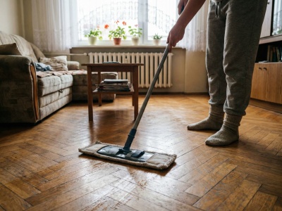 W niej tkwi sekret czystego mieszkania. Cotygodniowa rutyna daje efekty