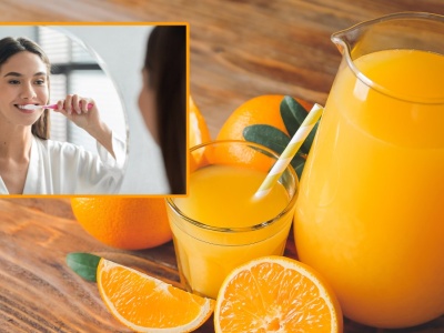 Dlaczego po myciu zębów sok pomarańczowy smakuje tak paskudnie?