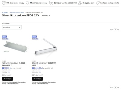 Jaką funkcję w budynku pełnią siłowniki do drzwi napowietrzających?