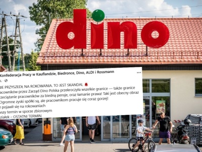Rozmowy pracowników z zarządem Dino nie udały się, bo zarząd nie przyszedł