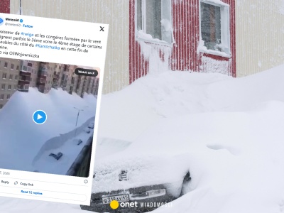 Takiego śniegu w Rosji nie widziano od 30 lat. Zaspy sięgają czwartego piętra