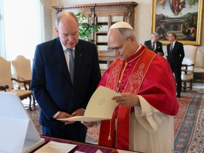 Papież spotkał się z księciem Monako