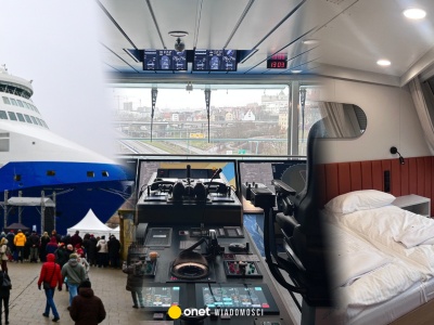 Kabiny z widokiem na morze i ster wielkości dłoni. Byliśmy na najnowocześniejszym polskim promie