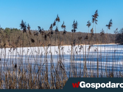 Ale zima! Zamarzło najgłębsze jezioro w Polsce