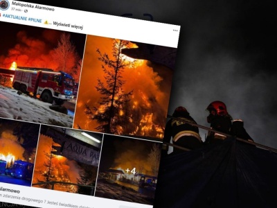 Pożar na weselu w Targanicach. Ewakuowano 100 osób