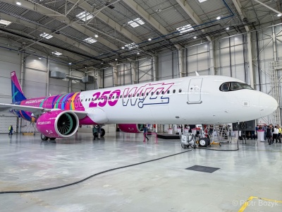 Wizz Air: 250 samolotów, 500 mln pasażerów i 1000 tras