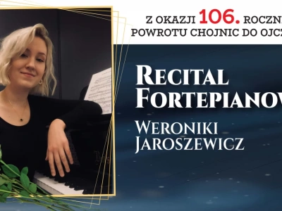 Recital fortepianowy Weroniki Jaroszewicz