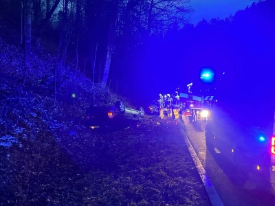 Dębowina - zdarzenie drogowe na DK8