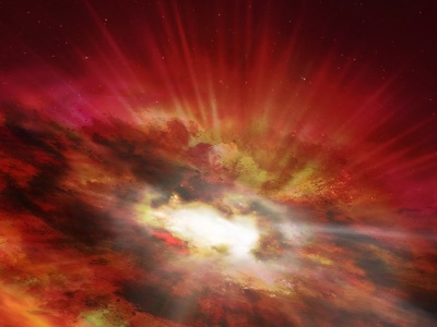 Supermasywna czarna dziura ponownie aktywna po milionach lat spokoju