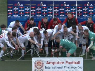 Igor Woźniak uznany najlepszym bramkarzem w Tokio. Kadra Polski w ampfutbolu wraca z pucharem