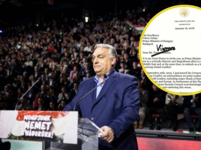 Obran pokazał list od Trumpa. 