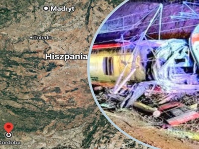 Tragiczny wypadek pociągów w Hiszpanii. Pięć osób nie żyje, są ranni i uwięzieni