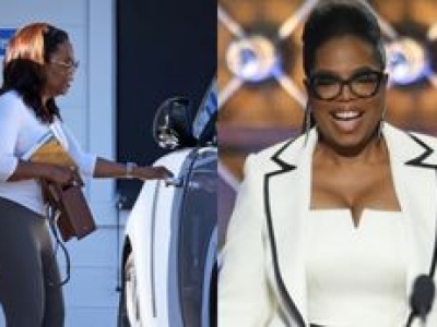 Chuda jak przecinek Oprah Winfrey opuszcza siłownię. Poznajecie ją jeszcze? (ZDJĘCIA)