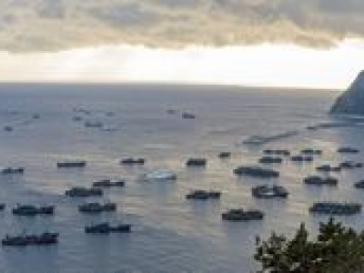 Chińskie manewry wokół Tajwanu. Tysiące statków rybackich w jednej formacji