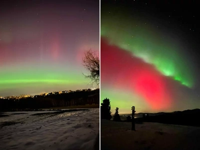 Byłam pewna, że to Norwegia. Zdjęcia zorzy w Polsce zachwycają