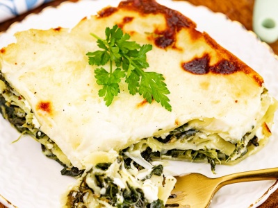 Lasagne ze szpinakiem