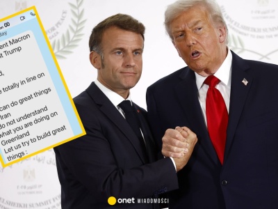 Prywatny SMS, publiczna burza. Macron pisze do Trumpa. Stawką jest Europa