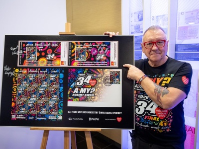 Specjalne znaczki. Poczta Polska zagra z WOŚP