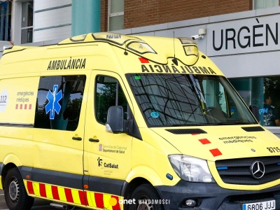 Mur zawalił się i spadł na pociąg w Katalonii. Są ranni