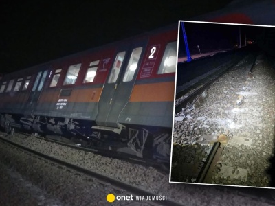 Wykolejenie pociągu w Małopolsce. Policja ujawnia przyczynę
