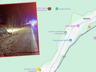 Śmiertelny wypadek na Dolnym Śląsku. Na DK5 zderzyły się dwa auta