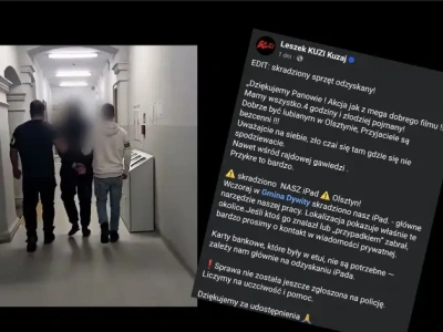 Kradzież podczas rajdowej imprezy WOŚP. iPad Leszka Kuzaja odzyskany w 4 godziny!