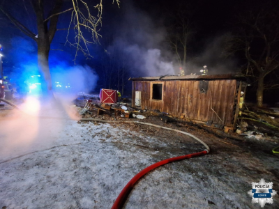 Tragiczny pożar domu! Nie żyje starszy mężczyzna